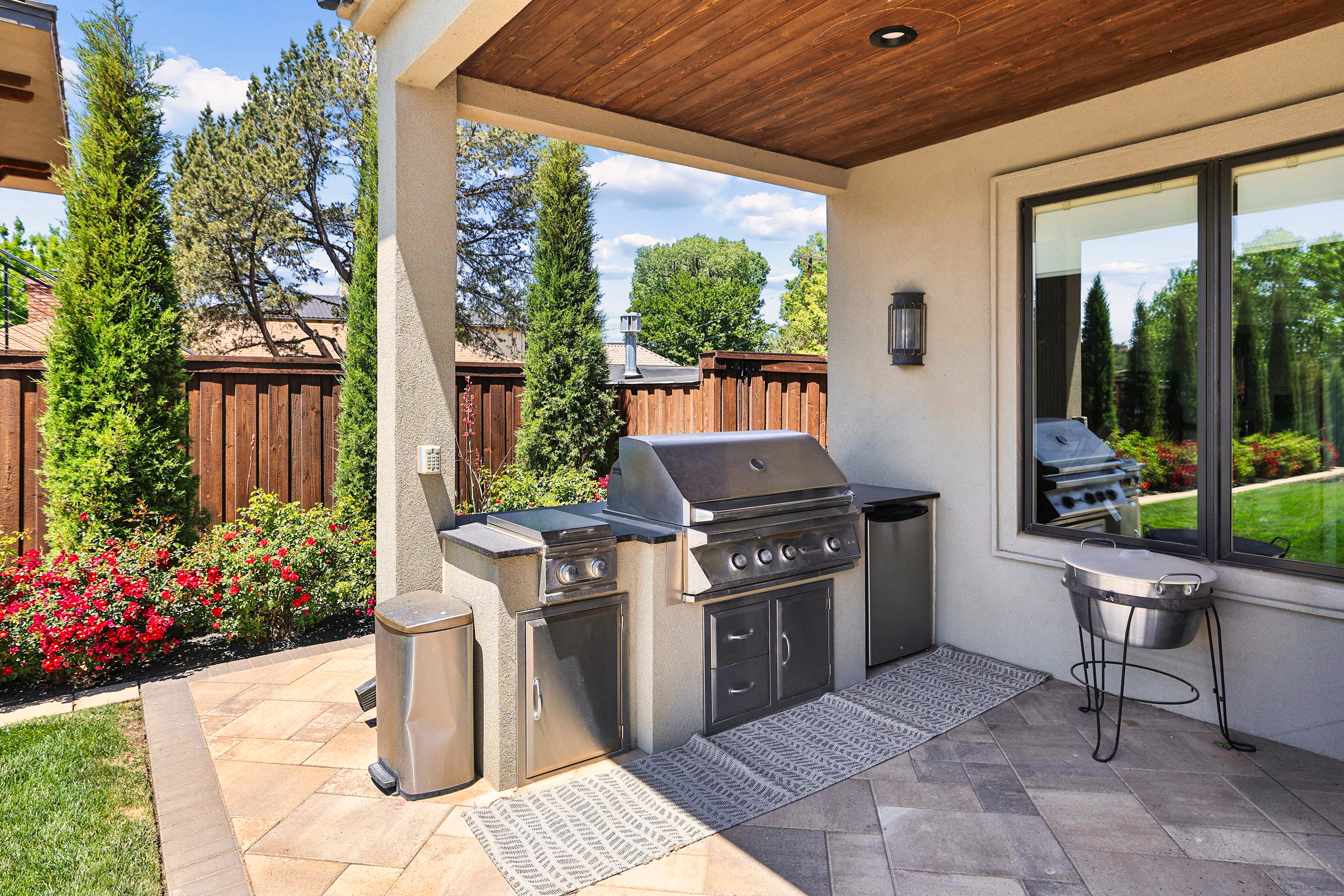 Back Patio Grill Area